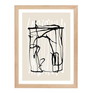 Vintlux Fotolijst Nordby Raised - Essen Ongelakt 24x30 cm, Nieuw