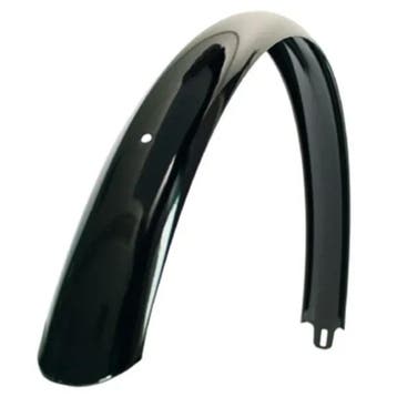 Kalloy Achterspatbord 28 inch 60 mm breed glans zwart met..., Ophalen of Verzenden, Nieuw, Derailleur of Ketting