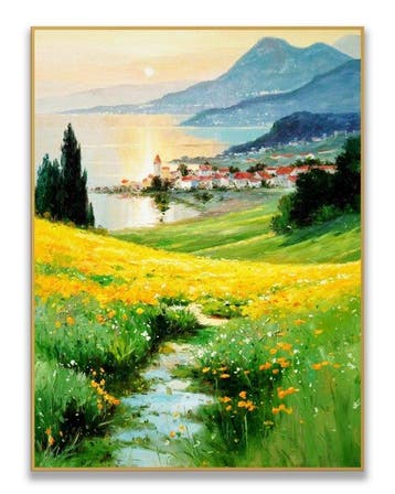 Stefano - Lakeside Village at Dawn