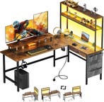 Gaming bureau - Gaming desk - Hoekbureau - 170x100 cm - Brui, Verzenden, Zo goed als nieuw