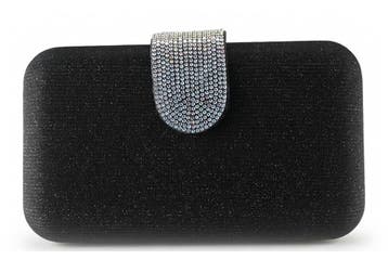 Bata Clutch Zwart, Verzenden, Zo goed als nieuw, Zwart