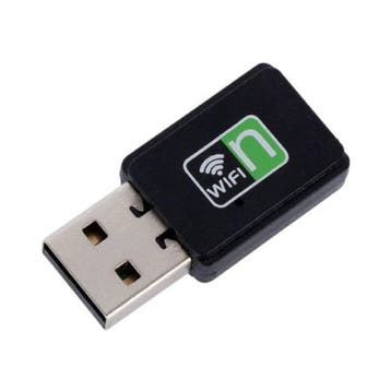 Wifi USB Mini Dongle Network Wireless  300Mb/s 802.11N, Computers en Software, Verzenden, Nieuw, Stuff Certified®