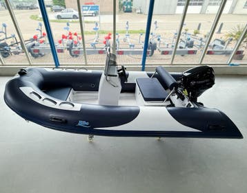 Hibo Polyester Console RIB 3.60 + Tohatsu 20 PK, Watersport en Boten, Rubberboten, Polyester/glasvezel, Nieuw, Hibo, Brandstoftank