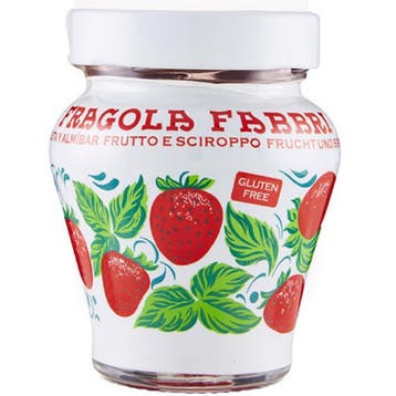 Fabbri Aardbeien op Siroop 230g, Verzenden, Nieuw