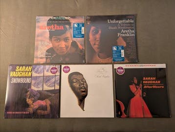 Aretha Franklin, Sarah Vaughan - 5 x Modern Soul Pressings -, Nieuw in verpakking
