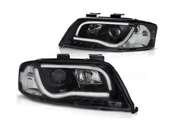 Koplamp units LED dagrijverlichting Black geschikt voor Audi, Verzenden, Nieuw, Audi