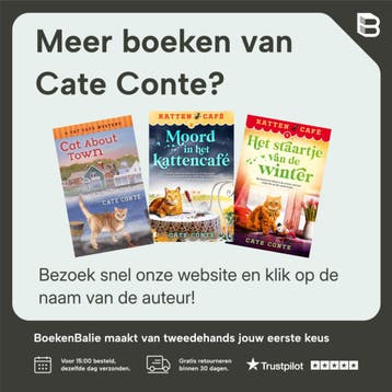 Kattencafe: Nog negen levens in het kattencafe - Cate Conte, Verzenden, Zo goed als nieuw, Cate Conte