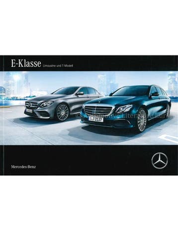 2017 MERCEDES BENZ E-KLASSE SEDAN | ESTATE BROCHURE, Nieuw, Author