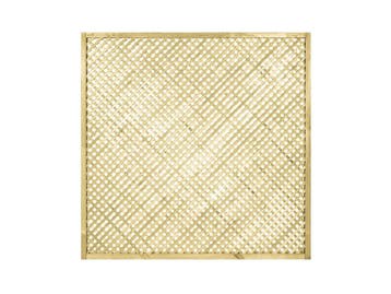Vuren Trellis Scherm Diagonaal 180 x 180 cm, Tuin en Terras, Nieuw