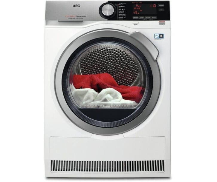 Warmtepompdroger AEG T8DE84CS, Witgoed en Apparatuur, Wasdrogers, Zo goed als nieuw, Ophalen of Verzenden
