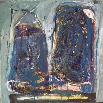 Gerriet Postma (1932-2009) - Abstracte compositie