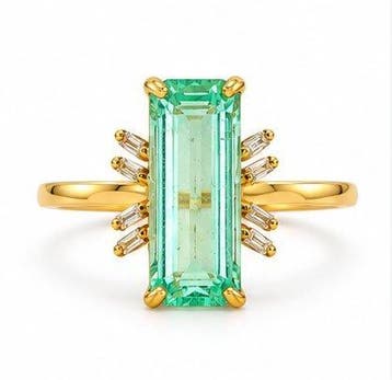Zonder minimumprijs - Ring - 14 karaat Geel goud, 1,98 gram, Nieuw