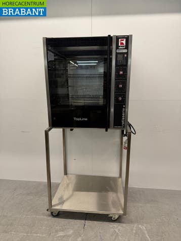 RVS Ubert RT-403 Kippengrill Grill 3 mandjes 400V Horeca, Ophalen of Verzenden, Gebruikt