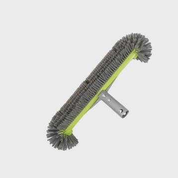 Zware Aluminium Zwembadborstel - 17.5 Inch met Nylon Borstel, Tuin en Terras, Verzenden, Nieuw
