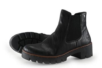 Rieker Chelsea boots in maat 39 Zwart, Kleding | Dames, Verzenden, Zwart, Overige typen, Zo goed als nieuw