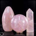 Zacht rozenkwarts-sets – harmonieuze combinatie van toren,