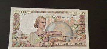 Frankrijk. - 10 000 Francs 02-04-1953 - Fayette 50-64, Postzegels en Munten