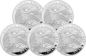 5 x 1/2 Ounce - Zilver .999 - Noahs Arch 2026 - 77,75 gram