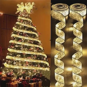 Kerstlint met LED Verlichting - Batterijgevoed - Decoratie v, Verzenden, Nieuw
