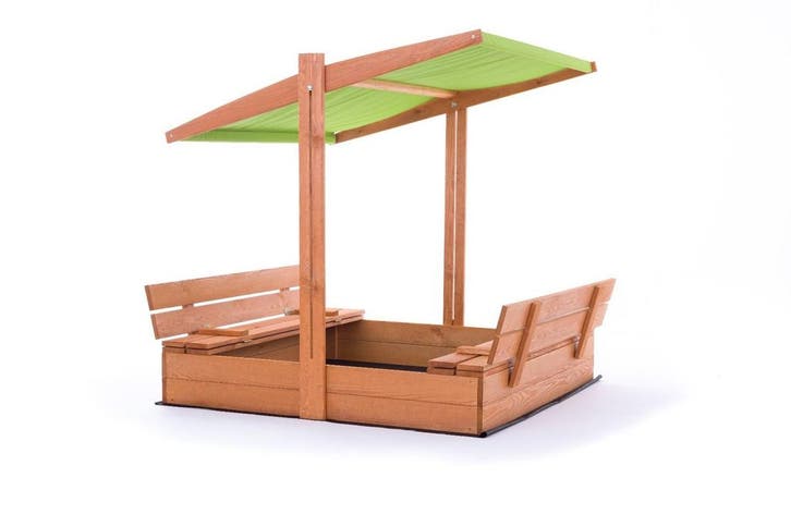 Zandbak Hout 140x140 | Premium | OP=OP, Tuin en Terras, Bielzen en Borders, 100 tot 200 cm, Nieuw, Hout, Overige typen, 50 cm of meer