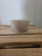 Waskom Boomer Terrazzo – Beige – Ø21 x H12 cm, Ophalen of Verzenden, Nieuw, Steen, Toilet