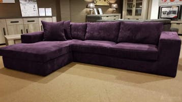 Loungebank Loenen - loungebanken - Paars, Nieuw, 150 cm of meer, Stof, 250 tot 300 cm