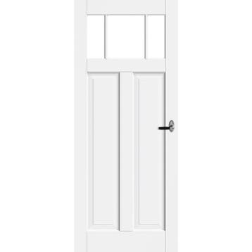 Cando binnendeur Cardiff 88x201,5 (Wit, Opdek universeel), 80 tot 100 cm, Binnendeur, Nieuw, Ophalen of Verzenden