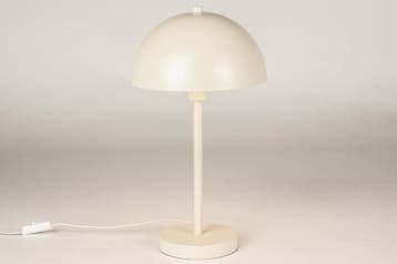 Rietveld Tafellampen - Beige, Zand - Metaal, Verzenden, Nieuw