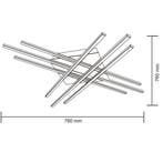 LED Plafondlamp - Plafondverlichting - Glomin - 45W -, Ophalen of Verzenden, Nieuw, Metaal