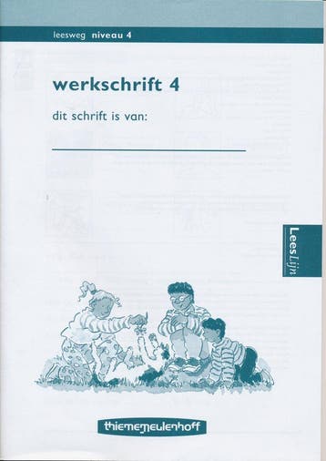 Leeslijn versie 2 Leesweg Werkschrift 4 (per stuk), Verzenden, Nieuw