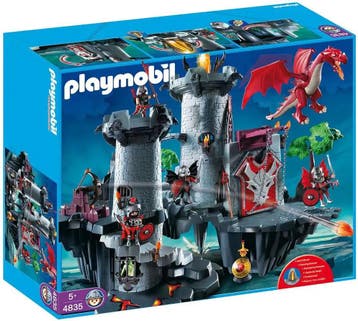 Playmobil Zwarte Drakenburcht - 4835 (Nieuw), Verzenden, Nieuw