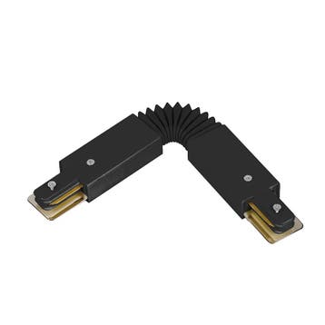 1-FASE RAIL | FLEXIBELE CONNECTOR | ZWART, Nieuw
