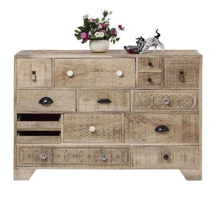 *WOONWINKEL* Kare Design Puro Authentiek Dressoir, Huis en Inrichting, Kasten | Dressoirs, Nieuw, Verzenden
