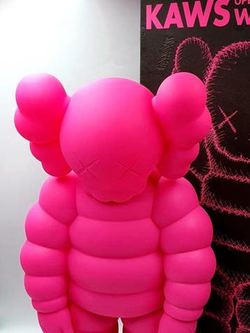 Kaws (1974) - NO RESERVE Kaws What Party Pink 2021