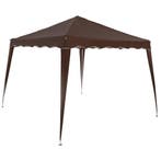 Vouwbare Partytent Capri 3x3m Donkerbruin (3x3 meter), Verzenden, Nieuw, 2 meter of meer, Partytent