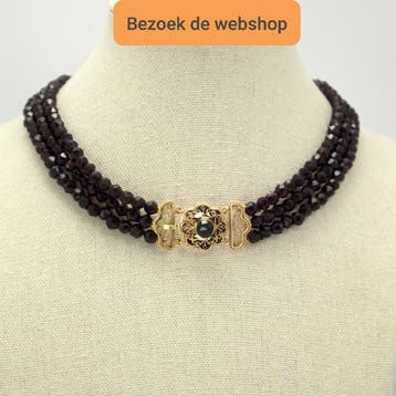 Vintage 14K Gouden Collier | Duurzaam Pre-Owned Sieraad, Gebruikt, Verzenden, Met hanger, Goud