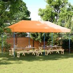 vidaXL Partytent Oranje 292 x 580 x 315 cm Oxford Stof, Verzenden, Nieuw, Partytent