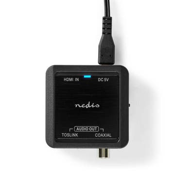 Audioconverter HDMI eARC naar digitaal audio Toslink of RCA, Verzenden, Nieuw