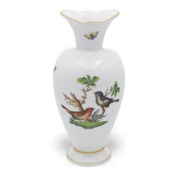 Herend - Vaas - Beenderporselein - Herend Rothschild Bird