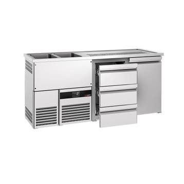 GGM Gastro | Bierkoeling PREMIUM - 1950x700mm - 1 deur & 3 |, Verzenden, Nieuw in verpakking