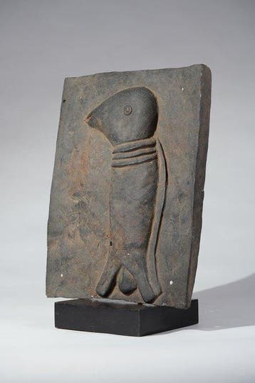 Een bronzen beeld. - Ama - Benin - Nigeria, Antiek en Kunst