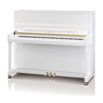 Kawai K-300 ATX4 WH/P messing silent piano, Muziek en Instrumenten, Piano's, Nieuw, Wit, Piano