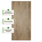 Houten tafelblad salontafel - 4cm dik eiken - Rechte afwerki, Huis en Inrichting, Tafels | Salontafels, Verzenden, Nieuw