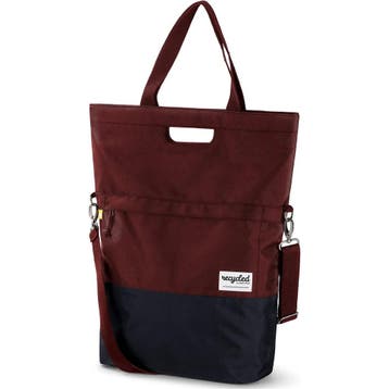 URBAN PROOF shoppertas 20L recycled rood grijs, Verzenden, Nieuw