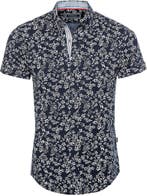 Carisma Overhemd Korte Mouw Met Bloemenprint Blauw 9147, Verzenden, Nieuw, Blauw