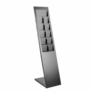 Zwarte Brochurehouder / Folderhouder - 6 x A4 - Type: S-...