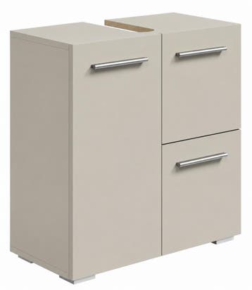 Wastafelkast Mars 60 x 30 x 60 cm - Beige, Verzenden, Nieuw, Wastafelkast