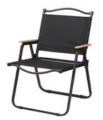 Opvouwbare Campingstoel – Aluminium Frame met Houtlook, Verzenden, Nieuw