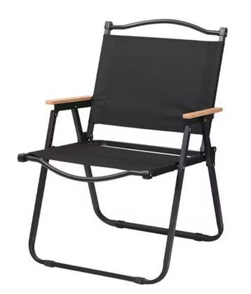 Opvouwbare Campingstoel – Aluminium Frame met Houtlook, Verzenden, Nieuw