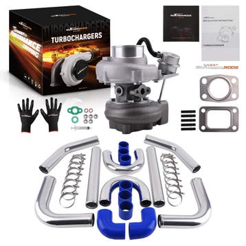 Universele turbo GT2871 T25 + intercooler pijpenset 1.8-3..., Verzenden, Nieuw, Universele onderdelen